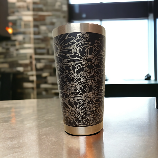 Daisy Tumbler - 20oz Black