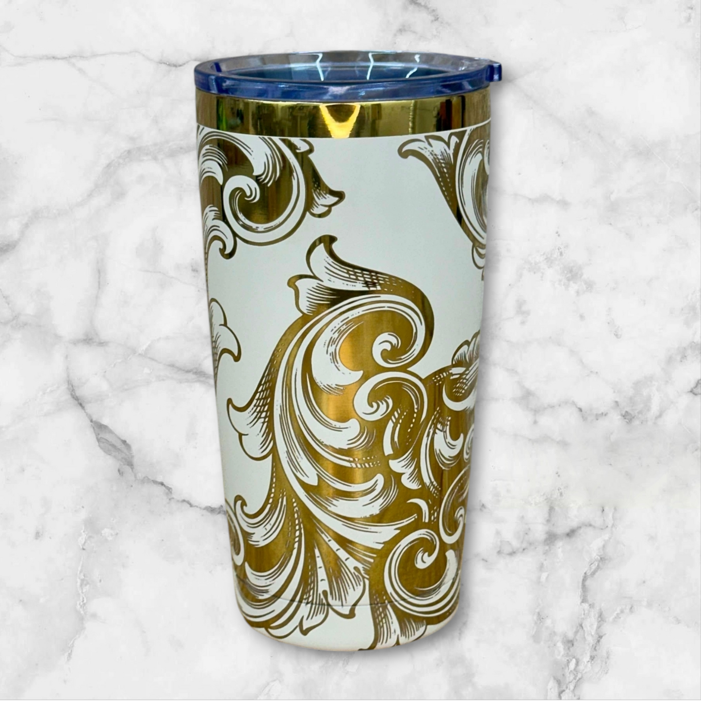 Filigree 20oz white/gold