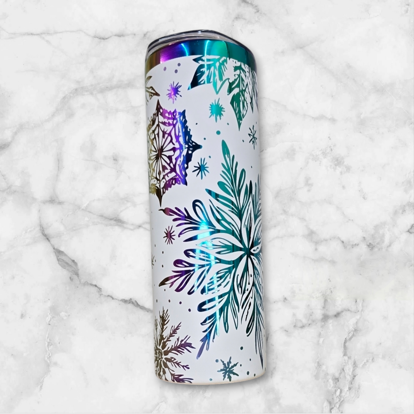 Slim Snowflake Tumbler 20oz