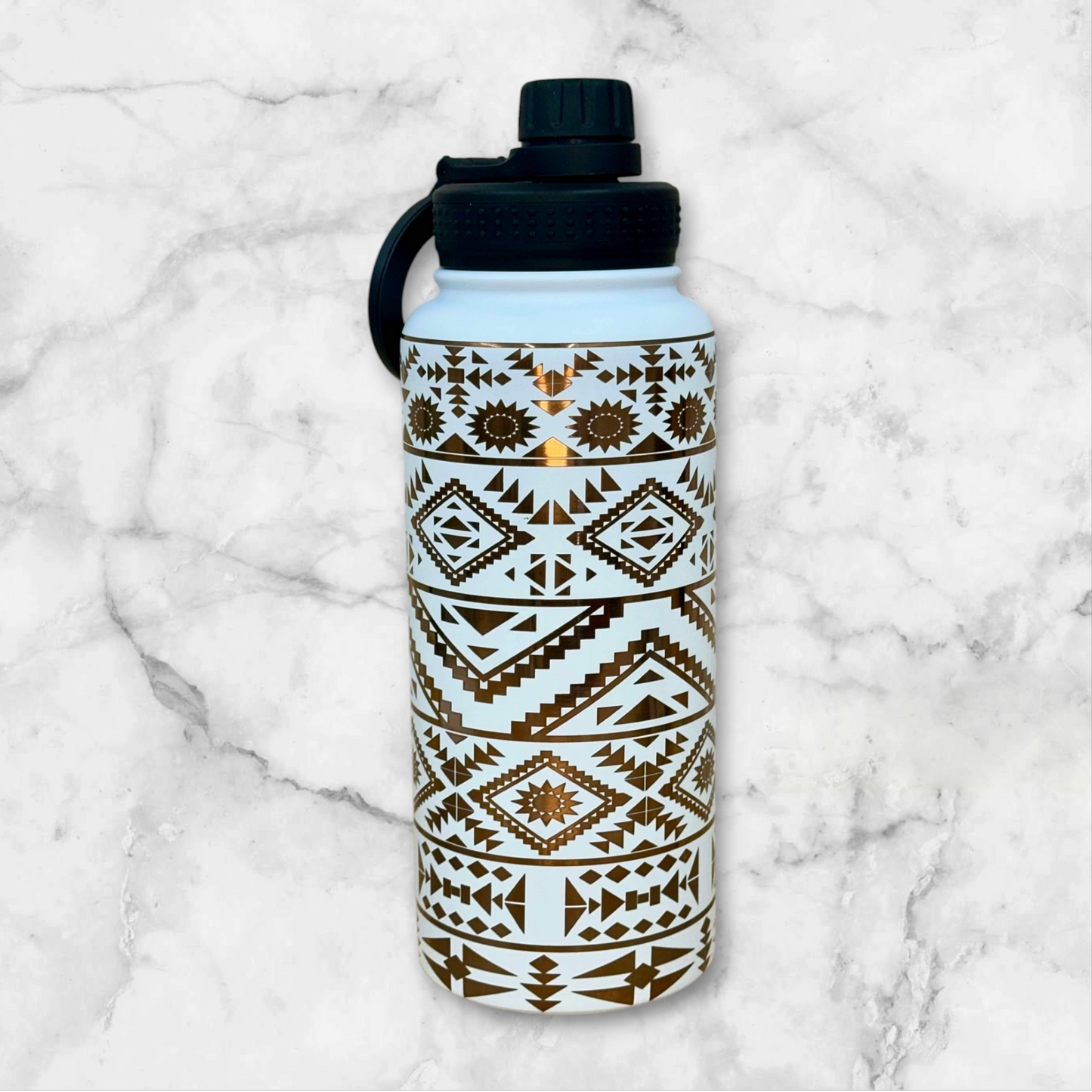 SW White Copper Water Bottle